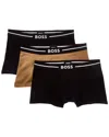 Hugo Boss 3pk Bold Boxer Trunk In Multi