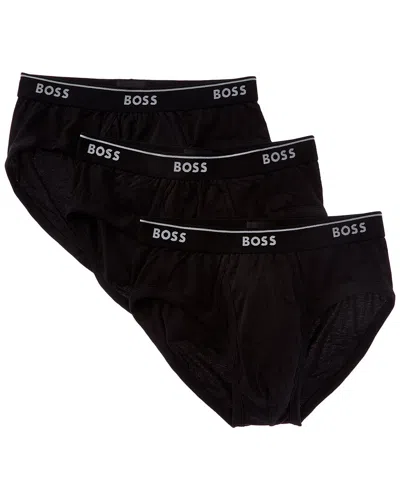 Hugo Boss 3pk Classic Brief In Black