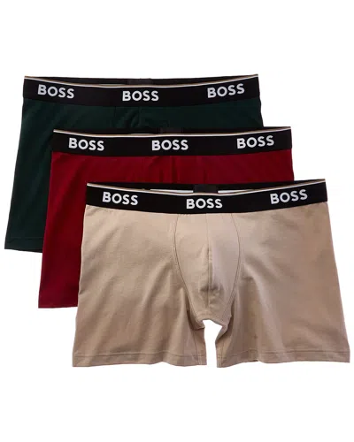 Hugo Boss 3pk Power Boxer Brief In Multi