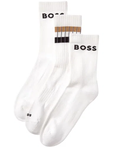 Hugo Boss 3pk Rib Stripe Socks