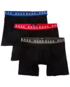Hugo Boss 3pk Stretch Boxer Brief In Black