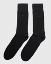Hugo Boss 5 Pack Regular Length Uni Color Mens Combed Cotton Socks