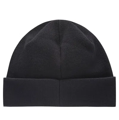 Hugo Boss 50464420001 Wool-cotton Blend Beanie In Black