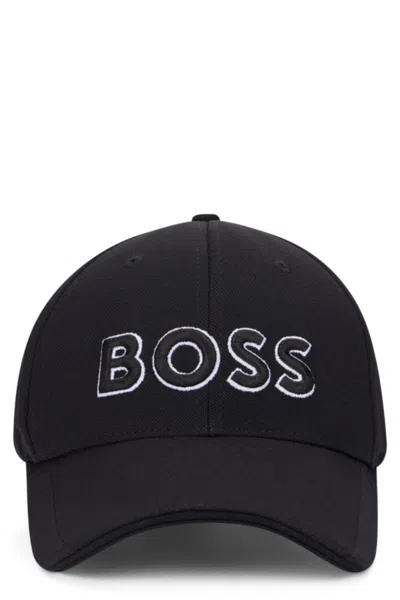 Hugo Boss 50519247 Embroidered Logo Baseball Cap In Black