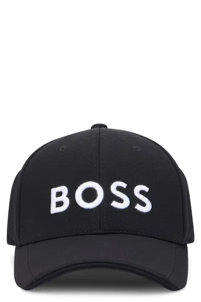 Hugo Boss 50519247 Logo-embroidered Baseball Cap In Black