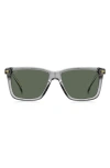 HUGO BOSS 55MM SQUARE SUNGLASSES