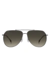 HUGO BOSS BOSS 61MM AVIATOR SUNGLASSES