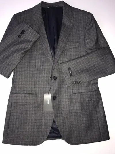 Pre-owned Hugo Boss $645 Boss  James4 Open Blue Sport Coat Jacket Size 38r Us