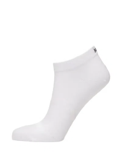 Hugo Boss 6p Logo-print Socks Set (set Of Six) In White