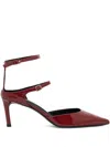 Hugo Boss High Heel Shoes Boss Woman Color Burgundy In Red