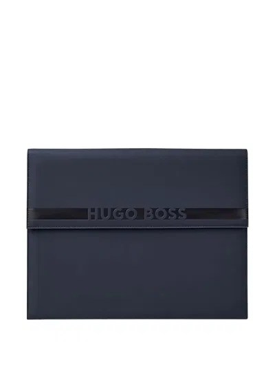 Hugo Boss A4 Conference Folder In Blue