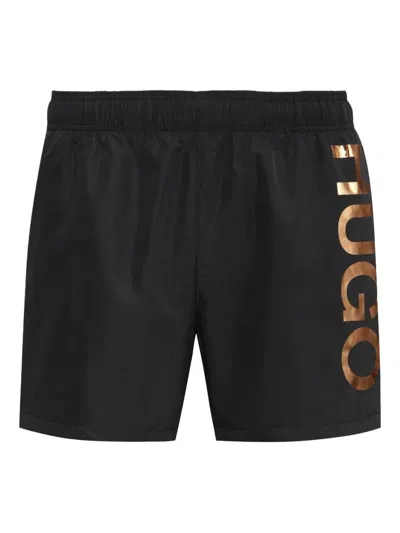 Hugo Boss Abas Swim Shorts In Black