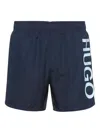 Hugo Boss Bermuda Mare Logo Abas In Blau