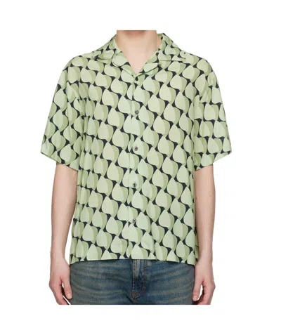 HUGO BOSS ABSTRACT-PRINT SHIRT