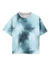 Hugo Boss Abstract Print T-shirt In Blue