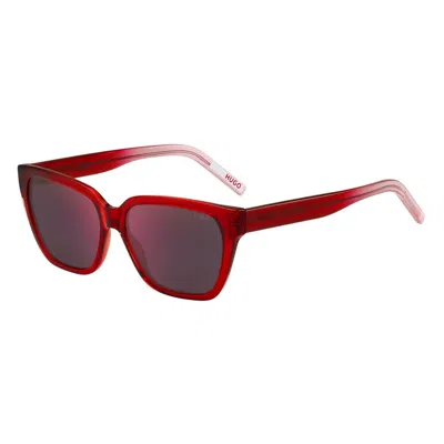 Hugo Boss Acetate Women's Sunglasses In Red