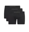 Hugo Boss Boss 3-pack Stretch Boxer Briefs In Black