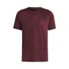 Hugo Boss Active Jacquard-pattern T-shirt With Moisture Management In Red