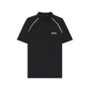 Hugo Boss Active Slim-fit Polo Shirt With Odor Control In Black