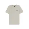 Hugo Boss Active Stretch-jersey Slim-fit T-shirt With Moisture Management In Gray