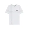 Hugo Boss Active Stretch-jersey Slim-fit T-shirt With Moisture Management In White