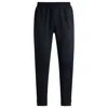Hugo Boss Active Tracksuit Bottoms In Stretch Fabric With Moisture Management In Blue