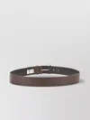 Hugo Boss Adjustable Metal Buckle Belt With Multiple Holes In Red
