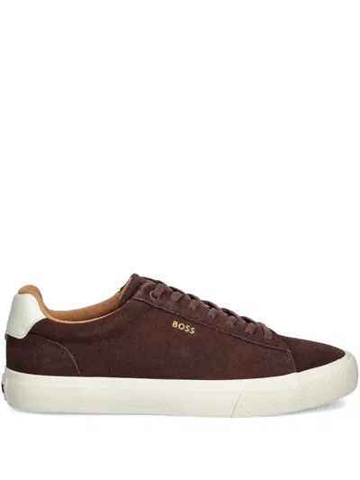 Hugo Boss Aiden Sneakers In Brown
