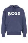 Hugo Boss Boss Sullivan Logo Hoodie In Navy