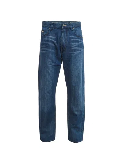 Pre-owned Hugo Boss Alabama Straight-leg Jeans In Blue