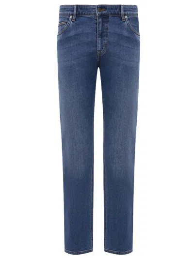 Hugo Boss Albany Jeans In Blau