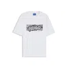 Hugo Boss All-gender Cotton-jersey T-shirt With Graphic Print In White