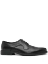 Hugo Boss Round-headed Business Dress Shoes In Black