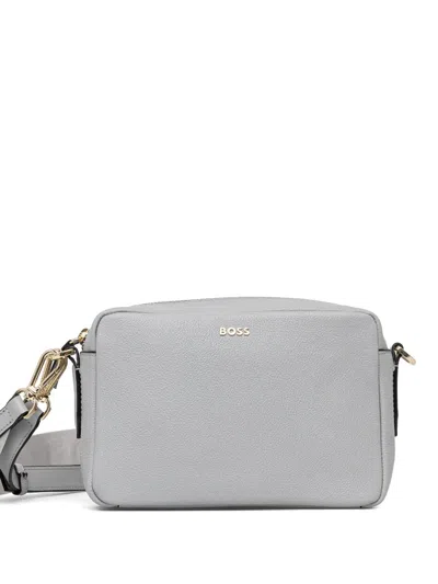 Hugo Boss Alyce Satchel Bag In Grey
