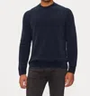 HUGO BOSS AMARSON KNIT SWEATER IN NAVY