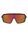 Hugo Boss Angular Black Sunglasses With Contrasting Temples