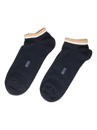 Hugo Boss Ankle Socks In Blue