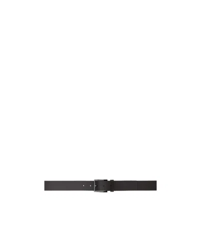 Hugo Boss Anti-surface Line Belt In Black