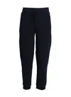 Hugo Boss Logo-embroidered Track Pants In Black