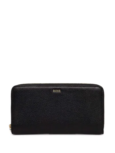 Hugo Boss Appliqué Wallet In Schwarz