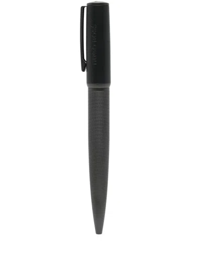 Hugo Boss Arche Iconic Ballpoint Pen In Black