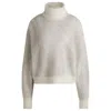 Hugo Boss Argyle Sweater In A Textured-wool Blend In Multi