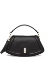Hugo Boss Ariell Curved Top-handle Satchel In Black