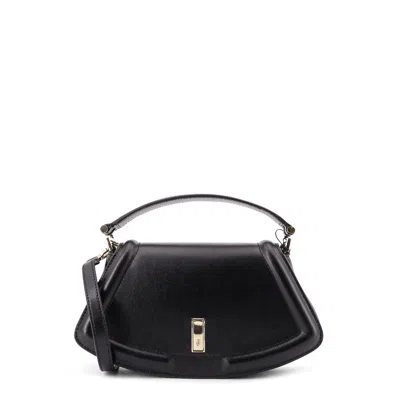 HUGO BOSS HUGO BOSS ARIELL LEATHER SHOULDER BAG