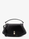 Hugo Boss Ariell Leather Shoulder Bag In Black