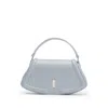 Hugo Boss Ariell Shoulder Bag In Leather In Gray