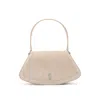 Hugo Boss Ariell Shoulder Bag In Suede In Beige