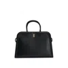 Hugo Boss Ariell Tote Bag In Leather With Detachable Pouch In Black