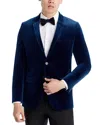 Hugo Boss Arti Velvet Extra Slim Fit Blazer In Navy