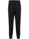 Hugo Boss Artwork-embossed Track Pants In Blue